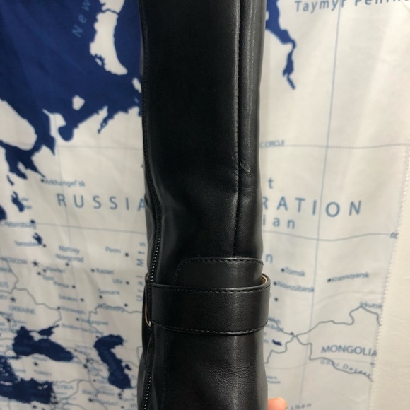 USED ONCE Calvin Klein Jemamine BlackBoots Size8.5 - Picture 10 of 11